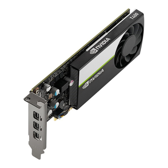 Obrázok pre PNY VCNT400-4GB-PB NVIDIA T400 4GB GDDR6 3x MINI DISPLAYPORT PCI EXPRESS 3.0 LP - ATX BRACKET RETAIL