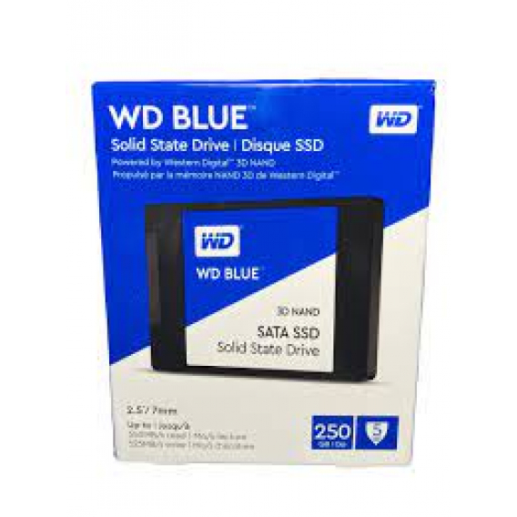 Obrázok pre WD Blue 250GB SSD SATA III 6Gbs, 2,5" (7 mm) ( r550MB/s, w525MB/s )