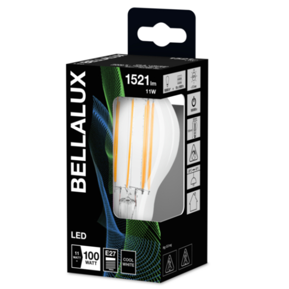 Obrázok pre Bellalux CL A Filament 11W 840 E27 1521lm 4000K (CRI 80) 10000h A++