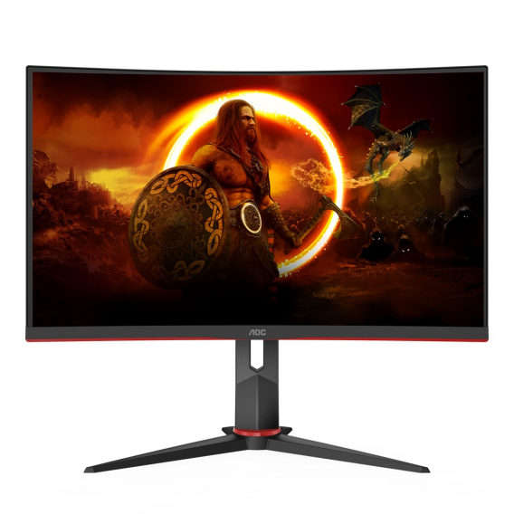 Obrázok pre AOC CQ27G2S/BK počítačový monitor 68,6 cm (27") 2560 x 1440 px Quad HD Černá, Červená