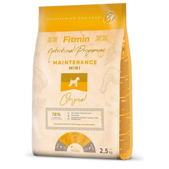 Obrázok pre FITMIN Mini Maintenance - suché krmivo pro psy - 2,5 kg