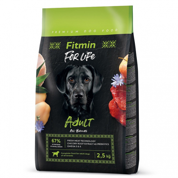 Obrázok pre FITMIN For Life Adult  - suché krmivo pro psy - 2,5 kg