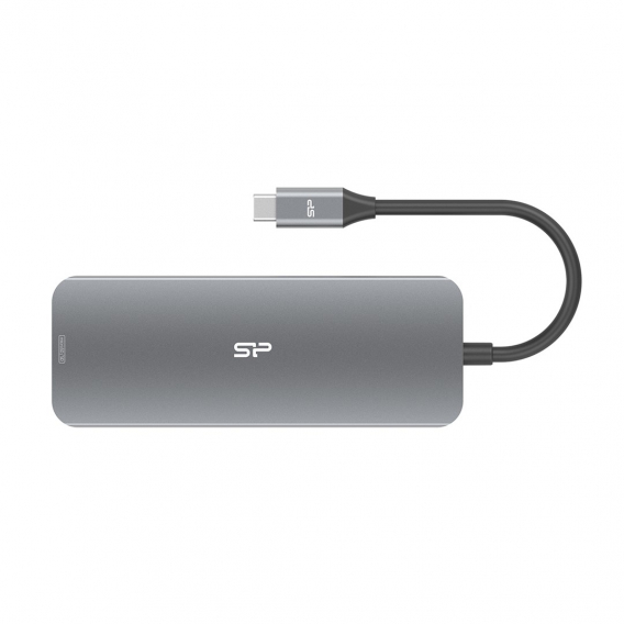 Obrázok pre Silicon Power SR30 Dokovací USB 3.2 Gen 1 (3.1 Gen 1) Type-C Šedá, Metalická