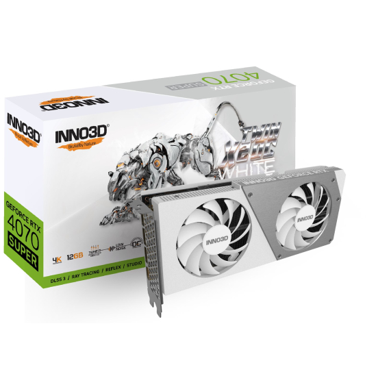 Obrázok pre Inno3D GEFORCE RTX 4070 SUPER TWIN X2 OC NVIDIA 12 GB GDDR6X