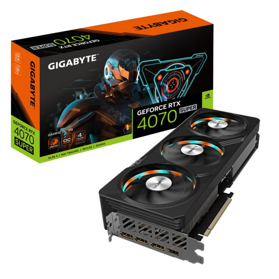 Obrázok pre Gigabyte GAMING GeForce RTX 4070 SUPER OC 12G NVIDIA 12 GB GDDR6X