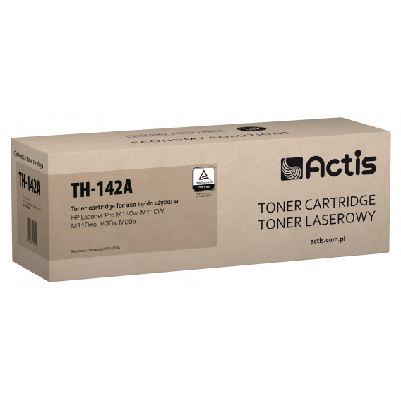 Obrázok pre Actis Toner TH-142A pro tiskárny HP, Náhradní toner HP 142A W1420A; Standardní; 950 stran; černý