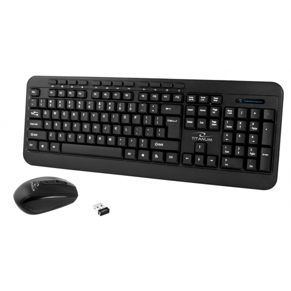 Obrázok pre TITANUM TK108 USB klávesnice + myš černá