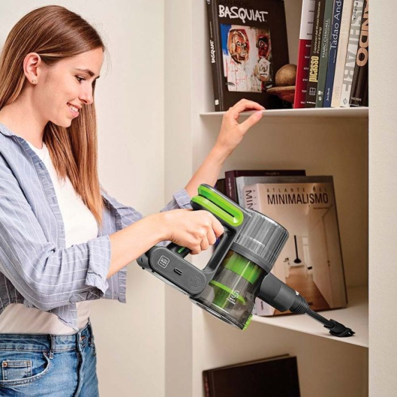 Obrázok pre Polti Forzaspira D-Power SR500 2-in-1 stick vacuum Baterie Suchý EPA Bezsáčkové Zelená