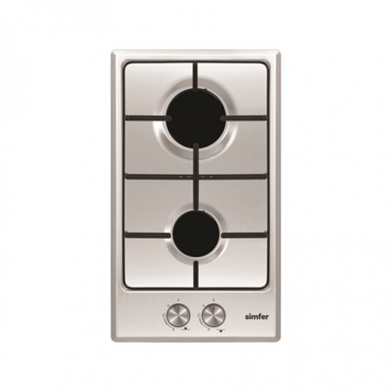 Obrázok pre Simfer Hob H4.305.HGSSP Gas on glass Number of burners/cooking zones 3 Rotary knobs Black