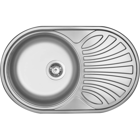 Obrázok pre 1-bowl steel sink with drainer