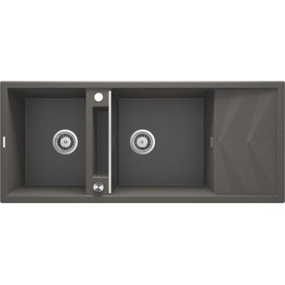 Obrázok pre 2-bowl magnetic granite sink with drainer