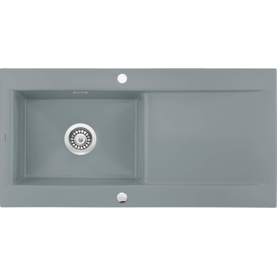 Obrázok pre 1-bowl ceramic sink with drainer