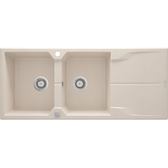 Obrázok pre 2-bowl granite sink with drainer