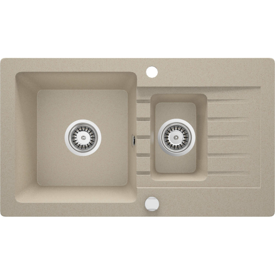 Obrázok pre 1.5-bowl granite sink with drainer