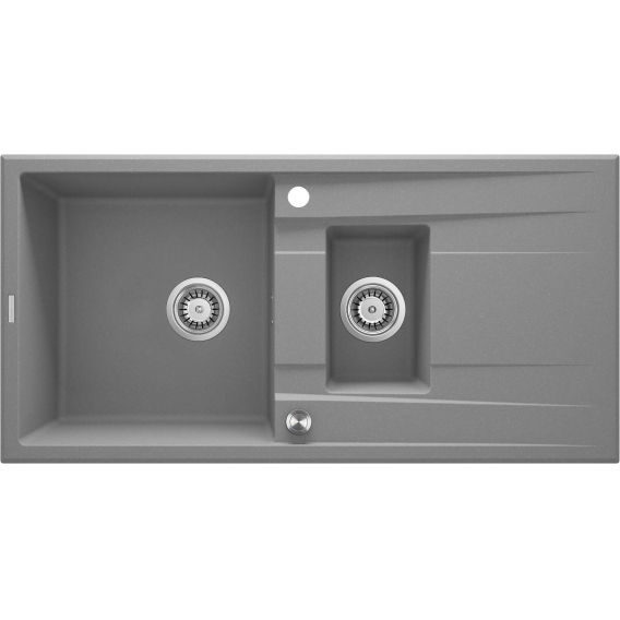 Obrázok pre 1.5-bowl granite sink with drainer