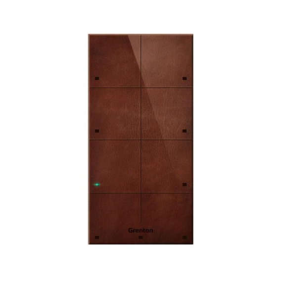 Obrázok pre GRENTON TOUCH PANEL/ 8 TOUCH AREAS/ TF-BUS/ DARK, MADE OF NATURAL LEATHER FRONT