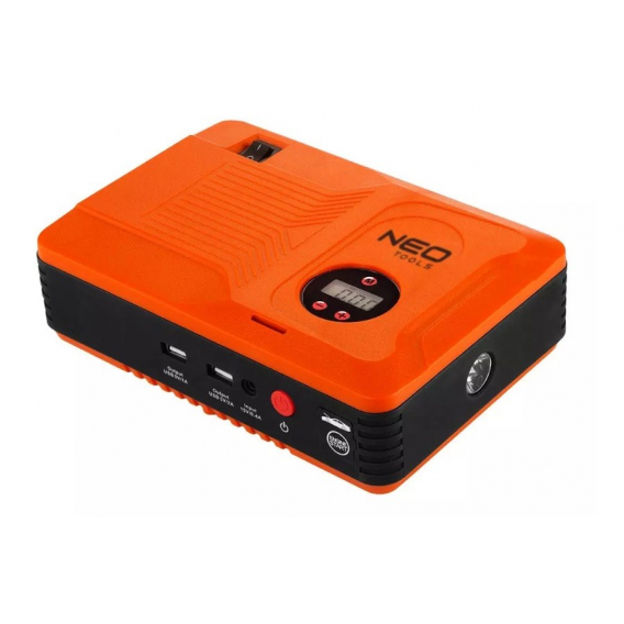 Obrázok pre Neo Tools "Jumpstarter", powerbanka 14Ah, kompresor 3,5 bar, svítilna