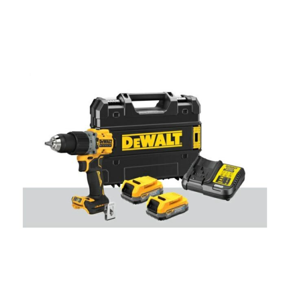 Obrázok pre DEWALT WIERTARKO-WKRĘTARKA UDAROWA 18V 90Nm DCD805H2T 2x5,0Ah POWERSTACK