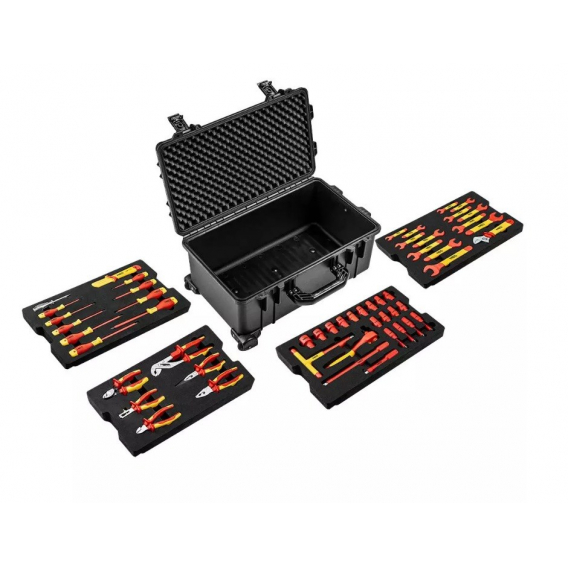 Obrázok pre Elektrikářský servisní box Neo Tools 52 kusů ve 22" silném boxu