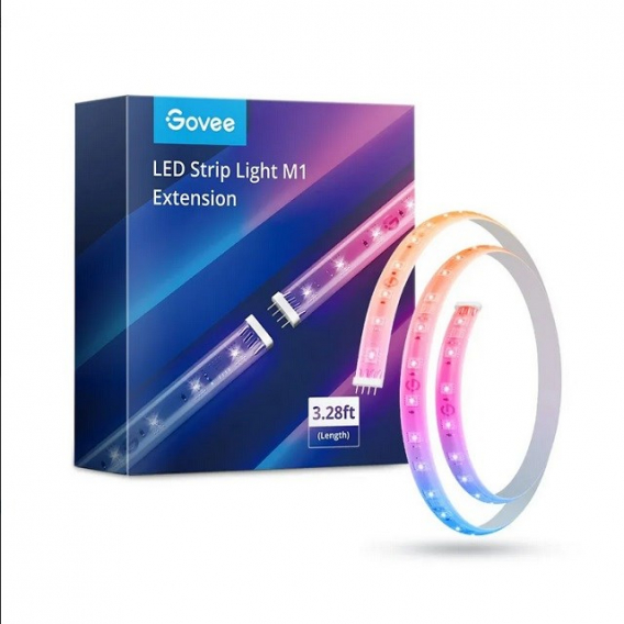 Obrázok pre GOVEE H100E LED PÁSEK EXTENDER 1M, RGBIC+, KOMPATIBILITA S MATERIÁLEM