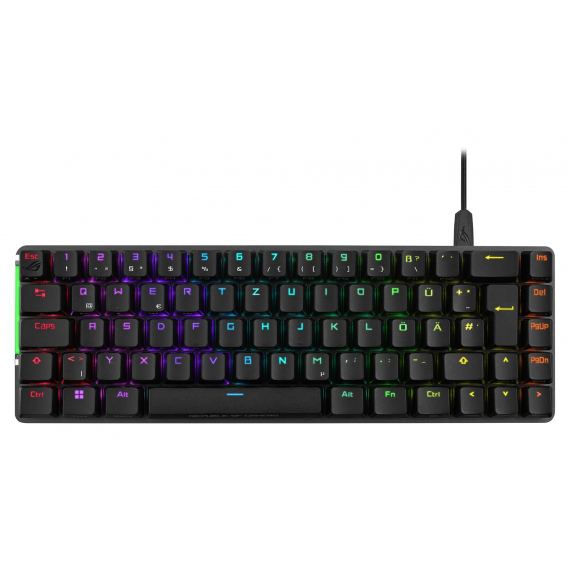 Obrázok pre ASUS ROG Falchion Ace BLK klávesnice Hraní USB QWERTZ Německý Černá