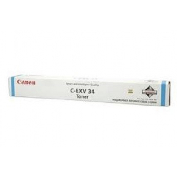 Obrázok pre Canon EXV34C C-EXV34 toner 3783B002 azurový