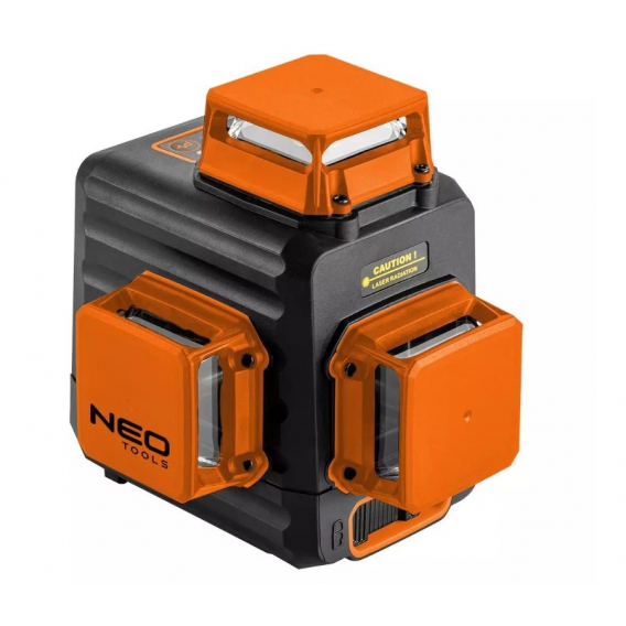 Obrázok pre NEO Tools 3D zelený laser s kufříkem, terčíkem, magnetickým držákem a nabíječkou v balení