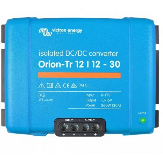 Obrázok pre Victron Energy Orion-Tr 12/12-30A 360 W automobilový střídač (ORI121240110)