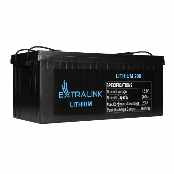 Obrázok pre Extralink Baterie LiFePO4 200AH 12.8V, BMS