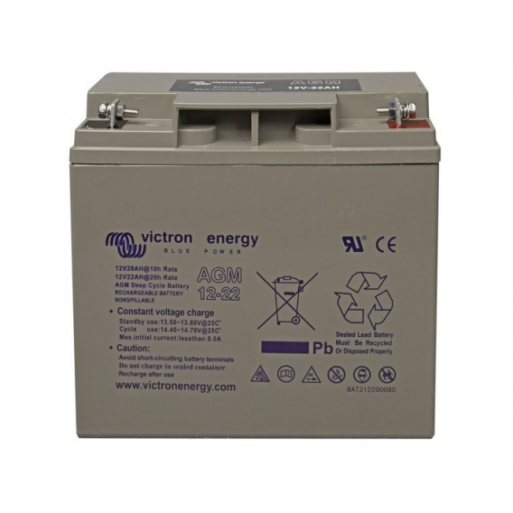 Obrázok pre Akumulátor Victron Energy AGM Deep Cycle 12V/22Ah