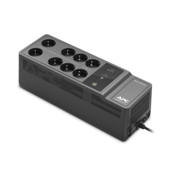 Obrázok pre APC Back-UPS 650VA 230V 1 USB charging port - (Offline-) USV zdroj nepřerušovaného napětí Pohotovostní režim (offline) 0,65 kVA 400 W 8 AC zásuvky / AC zásuvek