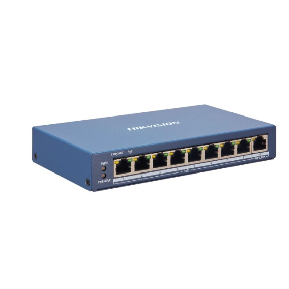 Obrázok pre Dahua Swith 18-Port Switch with 16 PoE Ports 16x RJ45 100M (PoE Power) 2x SFP 1000M (combo) 2x RJ45 1000M PFS3218-16ET-135