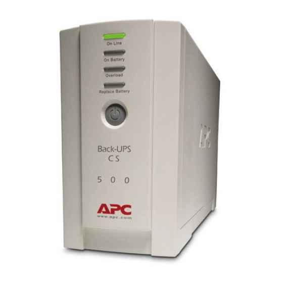 Obrázok pre APC Back-UPS zdroj nepřerušovaného napětí Pohotovostní režim (offline) 0,5 kVA 300 W 4 AC zásuvky / AC zásuvek