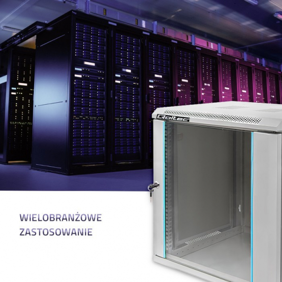 Obrázok pre Qoltec 54485 RACK skříň 19" | 12U | 600 x 635 x 450