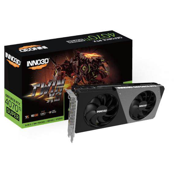 Obrázok pre Inno3D GeForce RTX 4070 Ti SUPER TWIN X2 NVIDIA 16 GB GDDR6X