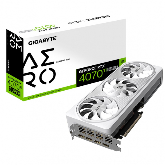 Obrázok pre GIGABYTE AERO GeForce RTX 4070 Ti SUPER OC 16G NVIDIA 16 GB GDDR6X