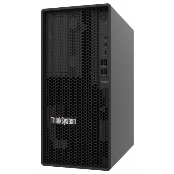 Obrázok pre Lenovo ThinkSystem ST50 V2 server 2 TB Tower Intel Xeon E E-2324G 3,1 GHz 16 GB DDR4-SDRAM 500 W