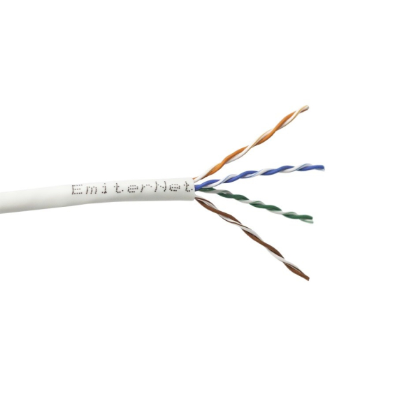 Obrázok pre Kabel Emiter Net UTP (U/UTP) kat.5e 350MHz, drut 4x2x24AWG