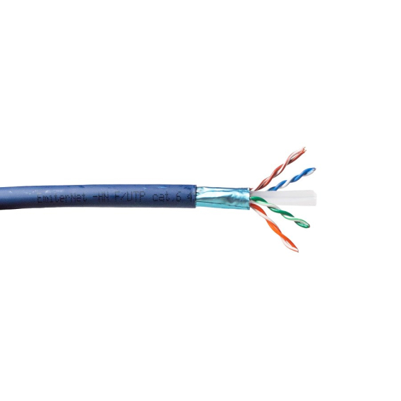 Obrázok pre Emitter Net FTP (F/UTP) Cat.6 450MHz Cable, 4x2x23AWG Wire, LSZH-FR 500m