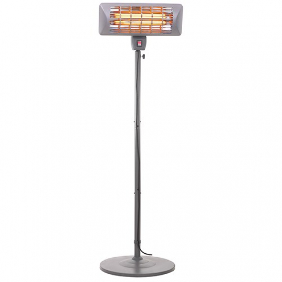 Obrázok pre Camry | Standing Heater | CR 7737 | Patio heater | 2000 W | Number of power levels 2 | Suitable for rooms up to 14 m2 | Grey | IP24