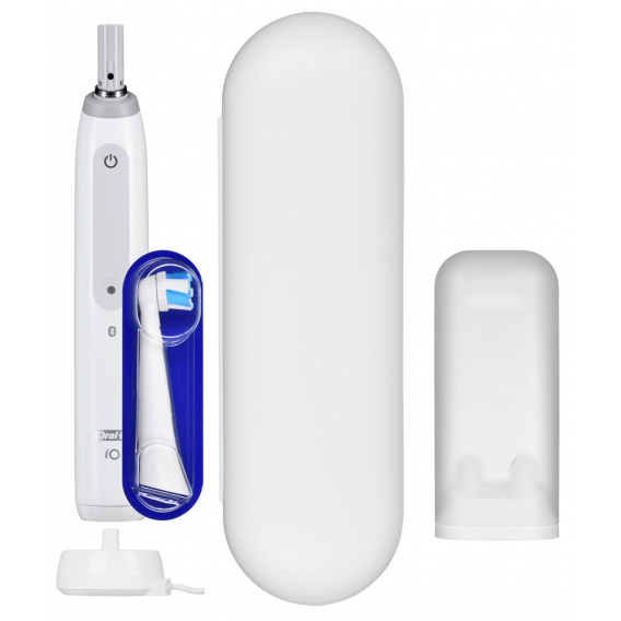 Obrázok pre Oral-B Electric Toothbrush iO4 For adults Rechargeable Quite White Number of brush heads included 1 Number of teeth brushing modes 4