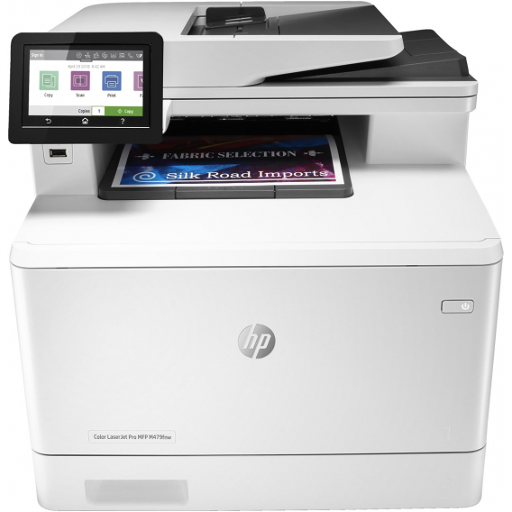 Obrázok pre HP Color LaserJet Pro Multifunkční tiskárna M479fnw, Tisk, kopírování, skenování, faxování, e-mail, Skenování do e-mailu/PDF; Automatický podavač dokumentů na 50 rovných listů