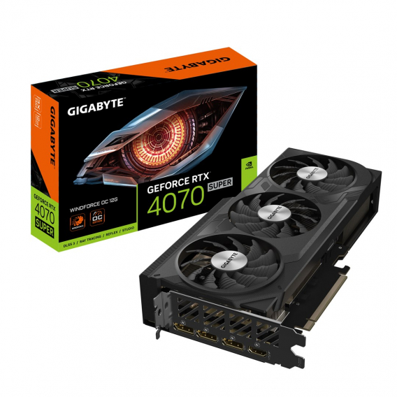 Obrázok pre GIGABYTE GeForce RTX 4070 SUPER WINDFORCE OC 12G NVIDIA 12 GB GDDR6X