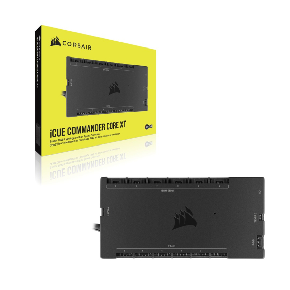 Obrázok pre Corsair iCUE Commander Core XT regulátor otáček ventilátorů 6 kanály/kanálů Černá