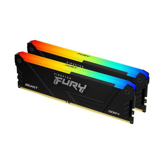 Obrázok pre Kingston Technology FURY Beast RGB paměťový modul 32 GB 2 x 16 GB DDR4 1800 MHz