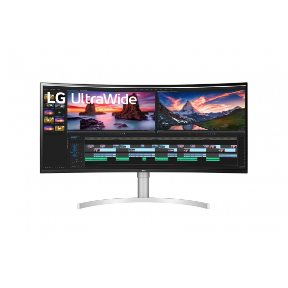 Obrázok pre LG 38WN95CP-W počítačový monitor 96,5 cm (38") 3840 x 1600 px Quad HD+ QLED Bílá