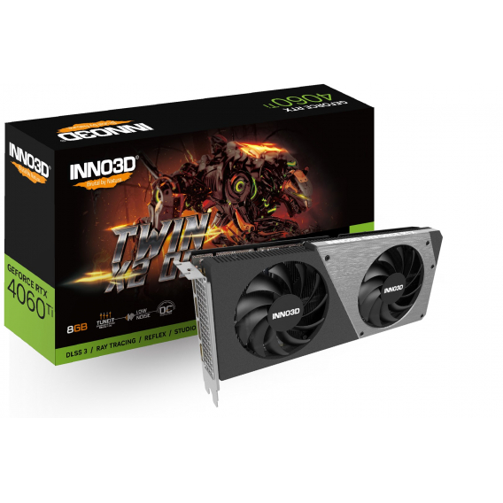 Obrázok pre Inno3D GeForce RTX 4060 Ti TWIN X2 OC NVIDIA 8 GB GDDR6