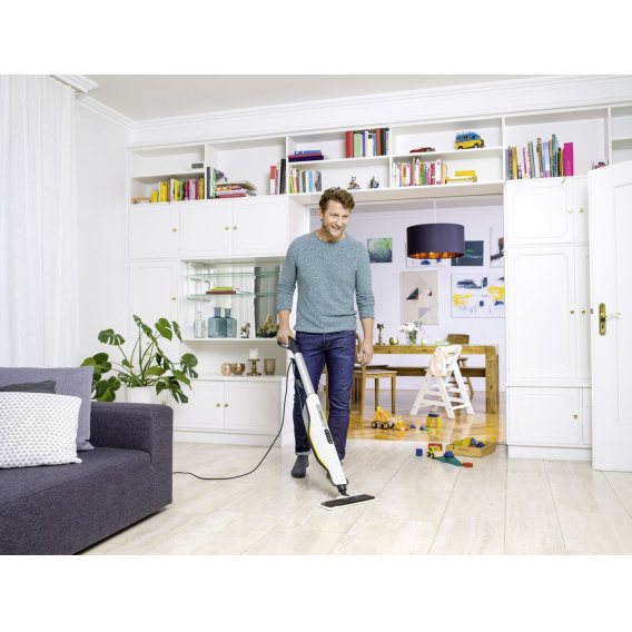 Obrázok pre Kärcher SC 3 UPRIGHT Parní mop 0,5 l 1600 W Černá, Bílá