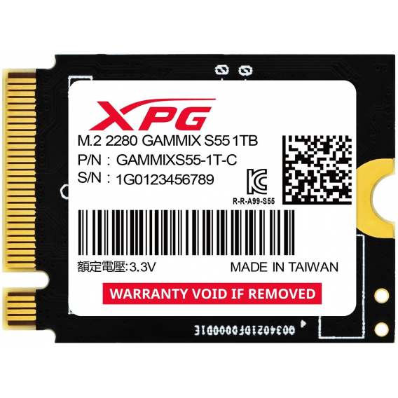 Obrázok pre ADATA SSD GAMMIX S55 1TB Gen 4x4 2230