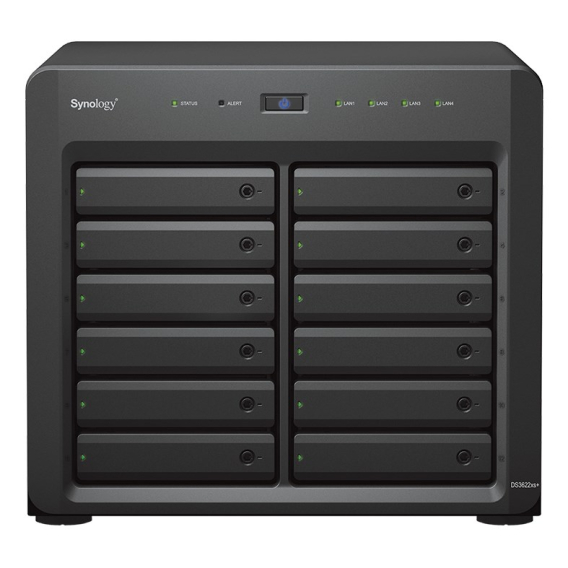 Obrázok pre Synology DiskStation DS3622xs+ NAS Tower Intel® Xeon® D D-1531 16 GB DDR4 0 TB DiskStation Manager Černá